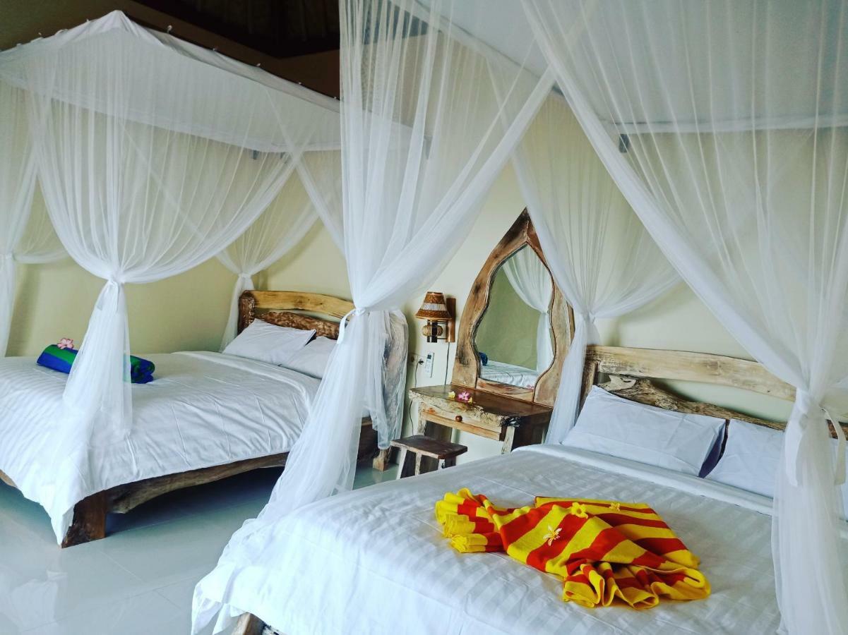 Bamboo Bali Hill Bungalows Amed Exteriör bild