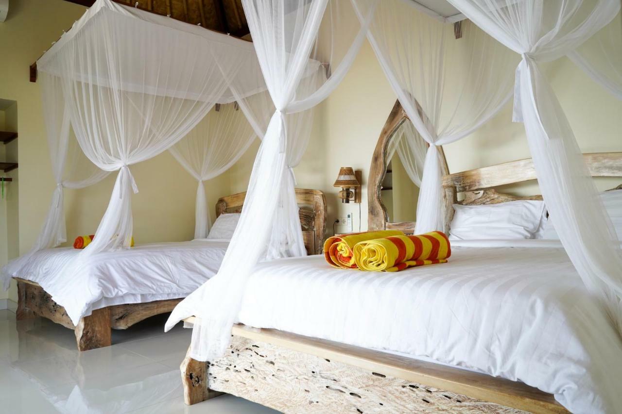 Bamboo Bali Hill Bungalows Amed Exteriör bild